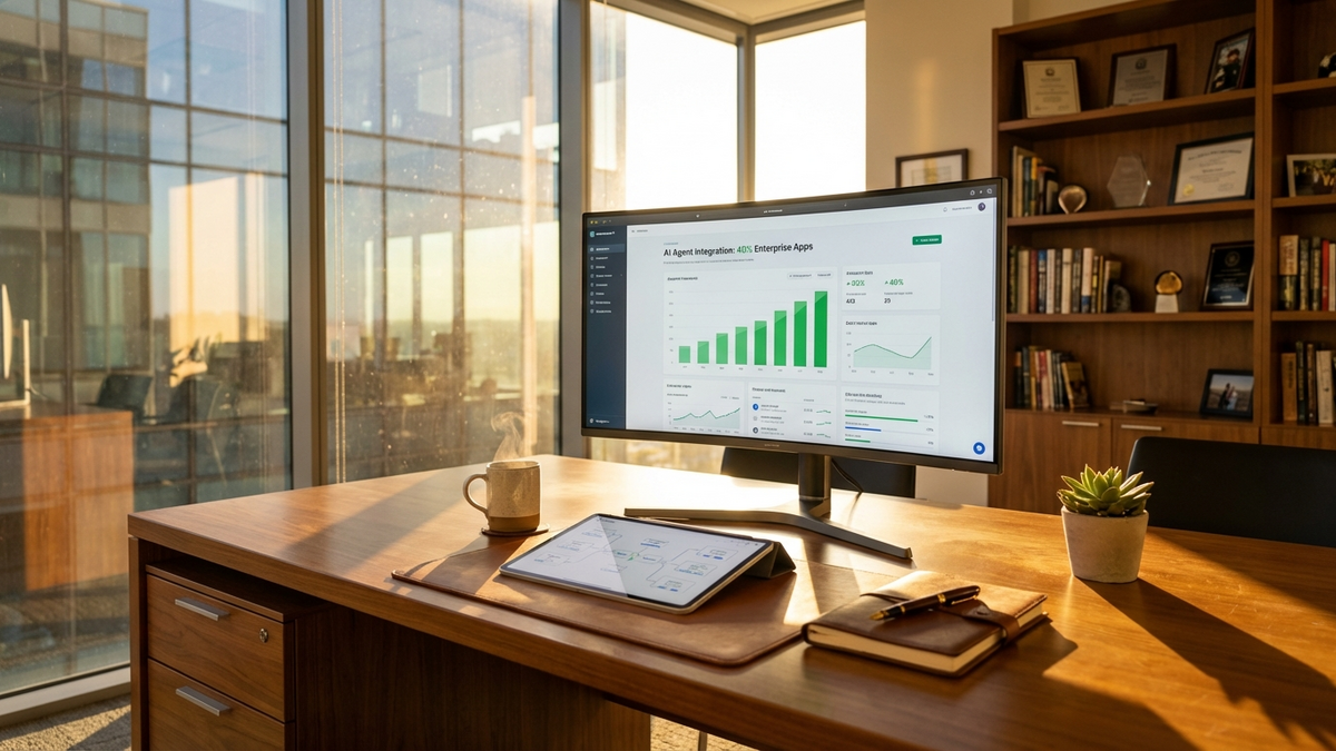 Enterprise AI Agents Adoption Accelerates: 40% Integration by Year-End