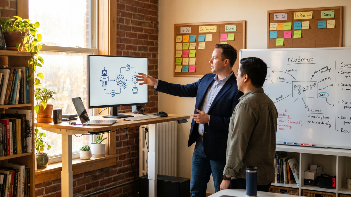 AI agents prompt to workflow transformation visualization
