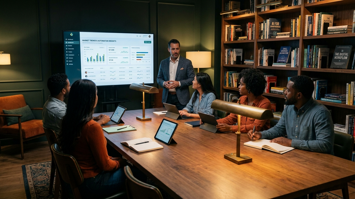 Autonomous workflow agents for small business operators