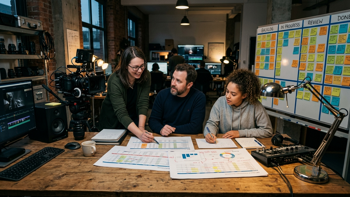 Operators coordinating AI workflows across chat, dashboards, and scheduled tasks in a shared workspace
