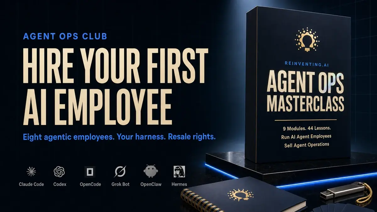Agent Ops Club AI agent software library and Agent Ops Masterclass